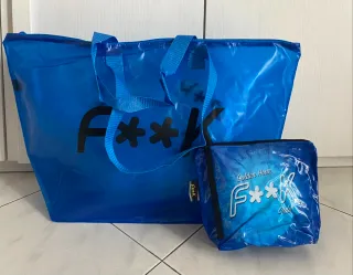 Borsa mare F**K + pochette