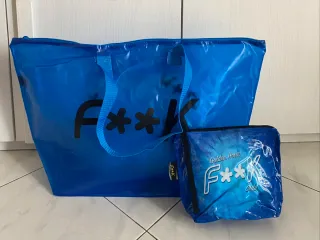 Borsa mare F**K + pochette