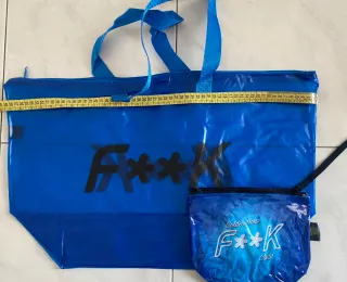 Borsa mare F**K + pochette