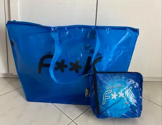 Borsa mare F**K + pochette