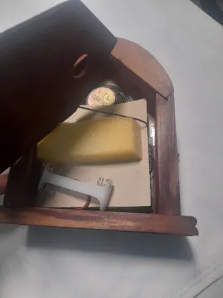 Radio de madera imitación antigua