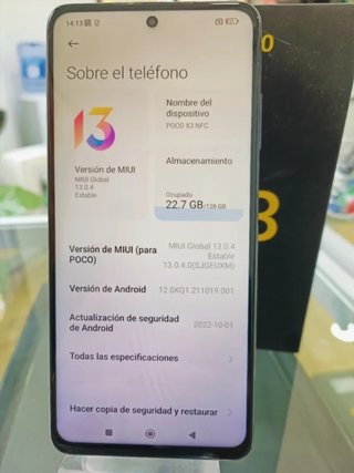 Xiaomi Poco X3 NFC Gris 128GB