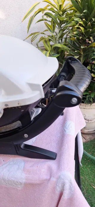 Barbacoa Weber Portátil Gas Negra y gris