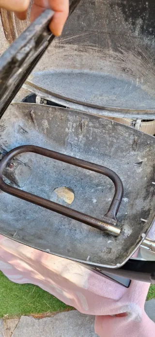 Barbacoa Weber Portátil Gas Negra y gris