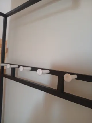 Perchero con banco zapatero