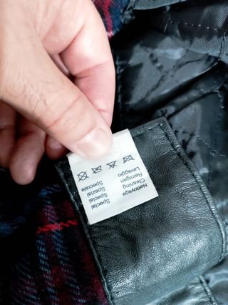 Chaqueta de Piel Negra