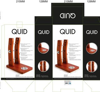 Quid AROCHE Jamonero con Soporte de Madera, Sistem