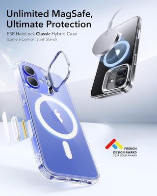 ESR Funda para iPhone 16, Compatible MagSafe, Fund