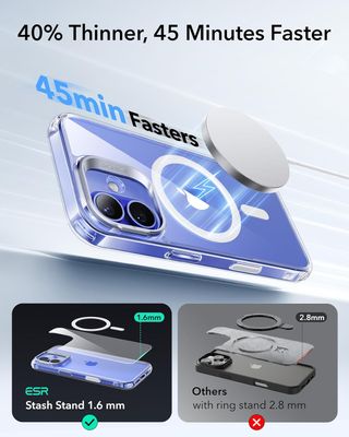 ESR Funda para iPhone 16, Compatible MagSafe, Fund