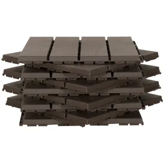 9 Baldosas Suelo Marrón 30x30 cm