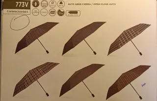 Paraguas plegable open-close Vogue