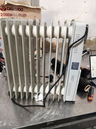 - Daewoo 11 Fin 2500W Calentador de radiador por