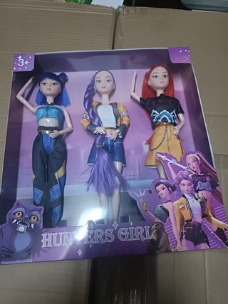 Set 3 Bambole K-Pop Demon Hunters Rumi Zoey Mira