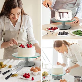 Uten Plato Giratorio para Tartas 12 Pulgadas Plato