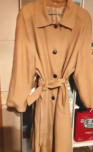 Gabardina vintage gaston jaunet talla 40