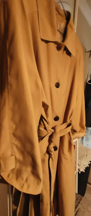 Gabardina vintage gaston jaunet talla 40