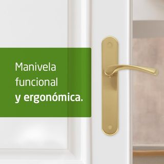 Manillas acero y zamak para puertas interiores