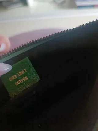 Pochette GG monogramma verde alta qualità