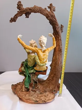 Figura decorativa de marmolina para pintar