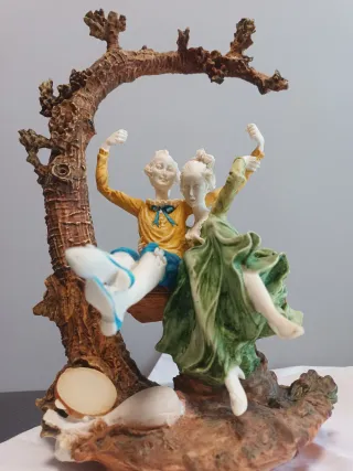 Figura decorativa de marmolina para pintar