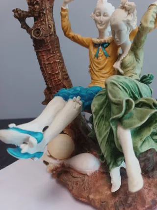 Figura decorativa de marmolina para pintar