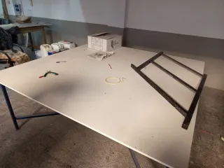 Mesa de trabajo industrial