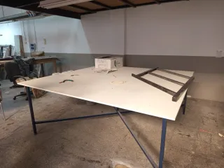 Mesa de trabajo industrial