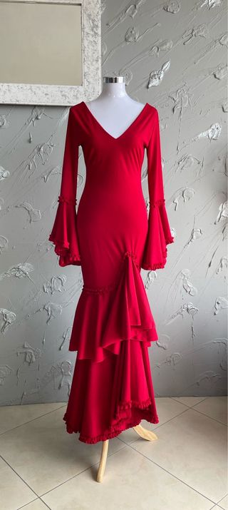 Traje Flamenco Vermelho - Tamanho M