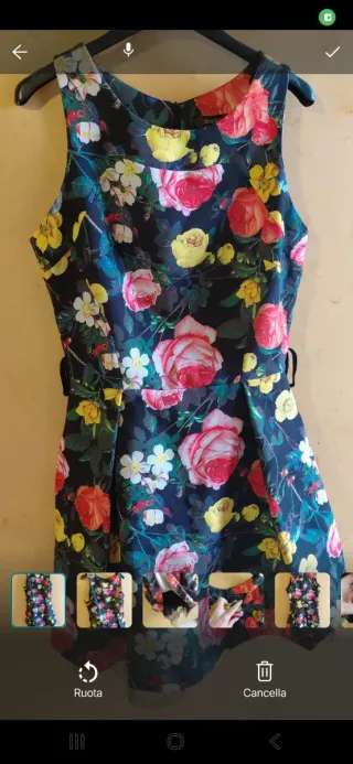 Abito donna fantasia floreale