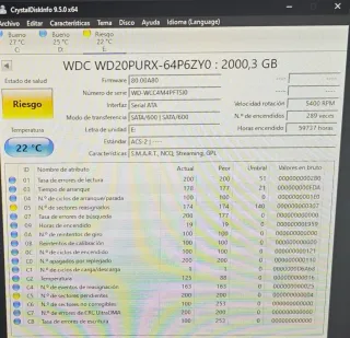 Disco Duro 2TB WD Purple WD20PURX (2 Unidades)