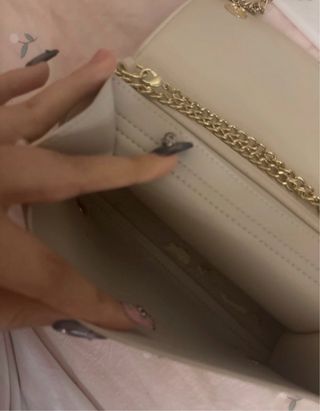 Borsa Love Moschino Beige Oro