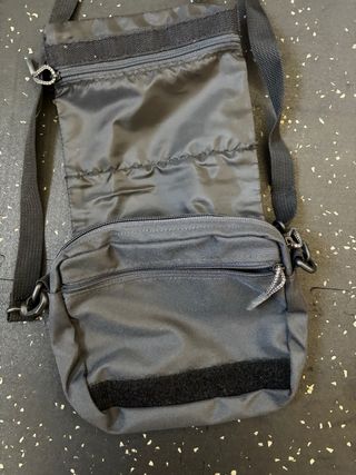 Bolso bandolera Forclaz negro/gris