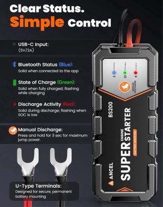 ANCEL BS200 - Arrancador de Batería