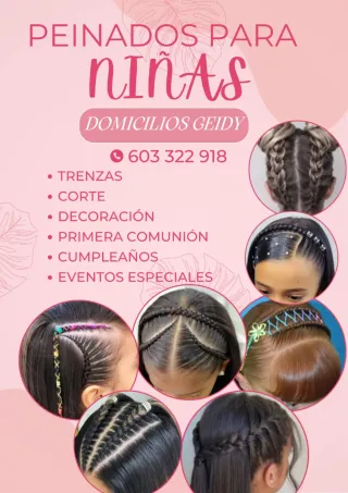 Corte y trenzas infantiles