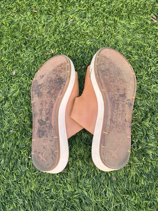 Sandalias Pikolinos Beige y Marrón Mujer