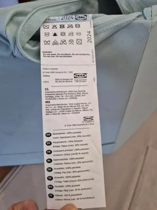 Lote 5 Cajas Tela Drona Ikea