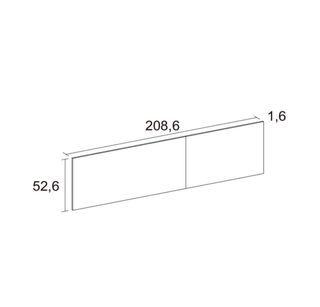 Cabecero de cama Sahara beige y blanco