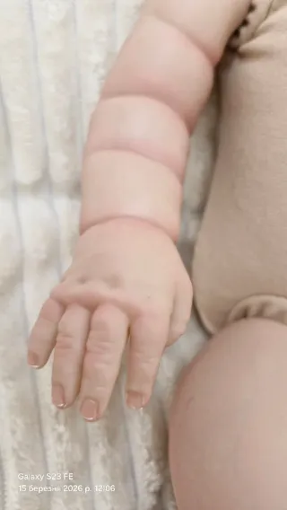 Muñeca estilo reborn 49cm, cuerpo de tela