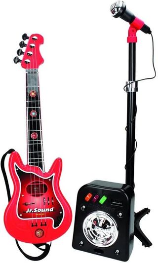 - REIG 844 - Set de juguete para guitarra de 4 c