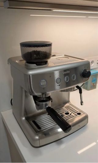 Cafetera Espresso Breville Barista Max Plateada