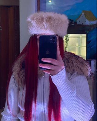 Gorro de pelo sintético estilo ruso