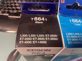 Epson tinta T664  black