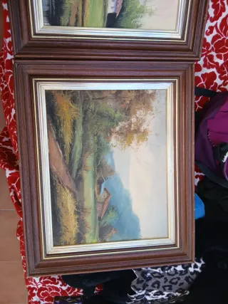 Cuadros al óleo paisaje rural