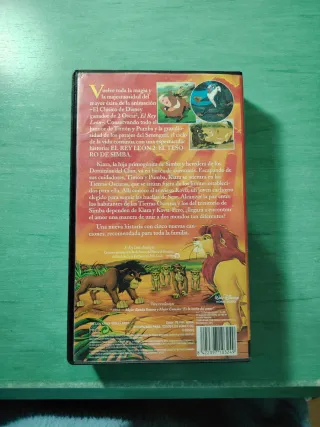 Cinta VHS Rey León 2
