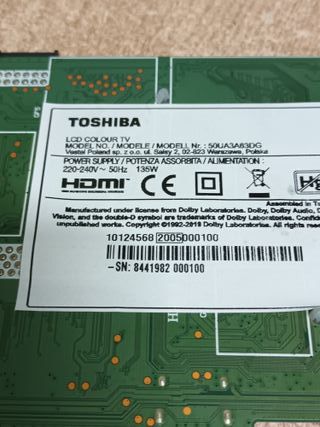 17MB170, de TOSHIBA 50UA3A63DG, (ref.444)
