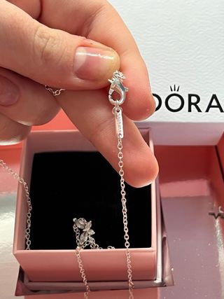 Conjunto Pandora Mariposa Plata