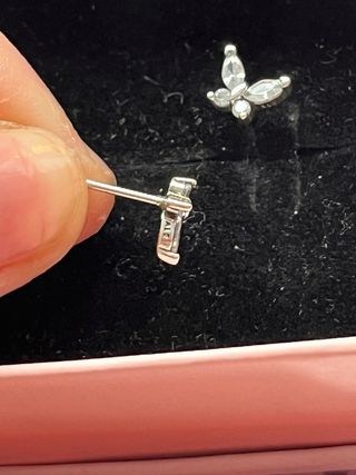 Conjunto Pandora Mariposa Plata