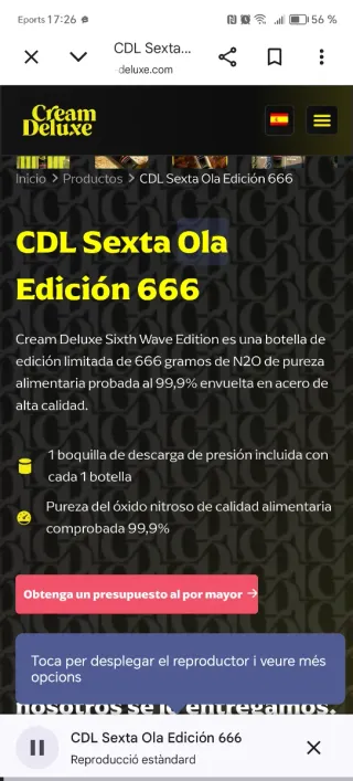 Premium cream charger gdl
