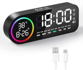 Diboniur Despertador Digital, LED Reloj Despertado