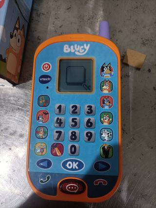 - VTech - Teléfono de Actividades de Bluey, Smar